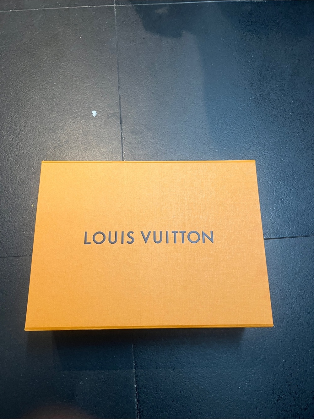 Louis Vuitton Orange Gift Box with Logo